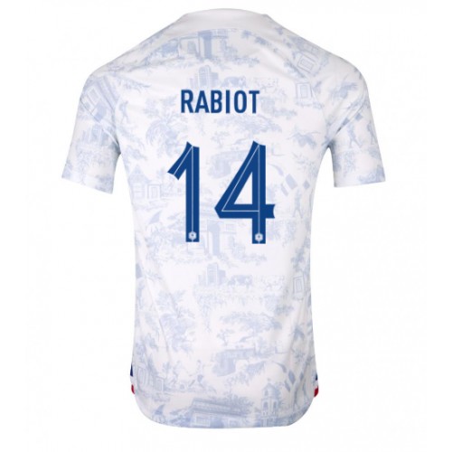 Fotballdrakt Herre Frankrike Adrien Rabiot #14 Bortedrakt VM 2022 Kortermet